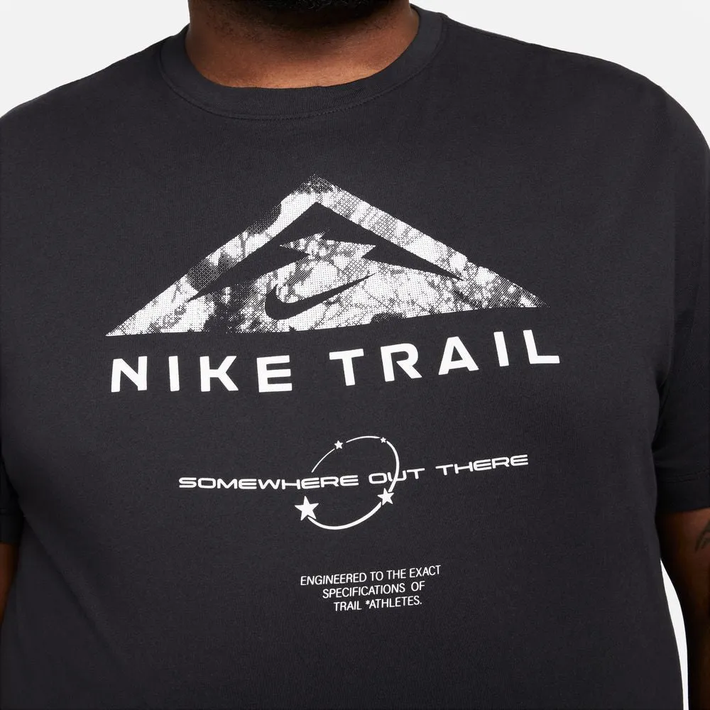 Mens Nike Dri Fit Tee Run Trail