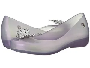 Mini Melissa Ultragirl Youth Clear Cinderella Butterfly Shoes