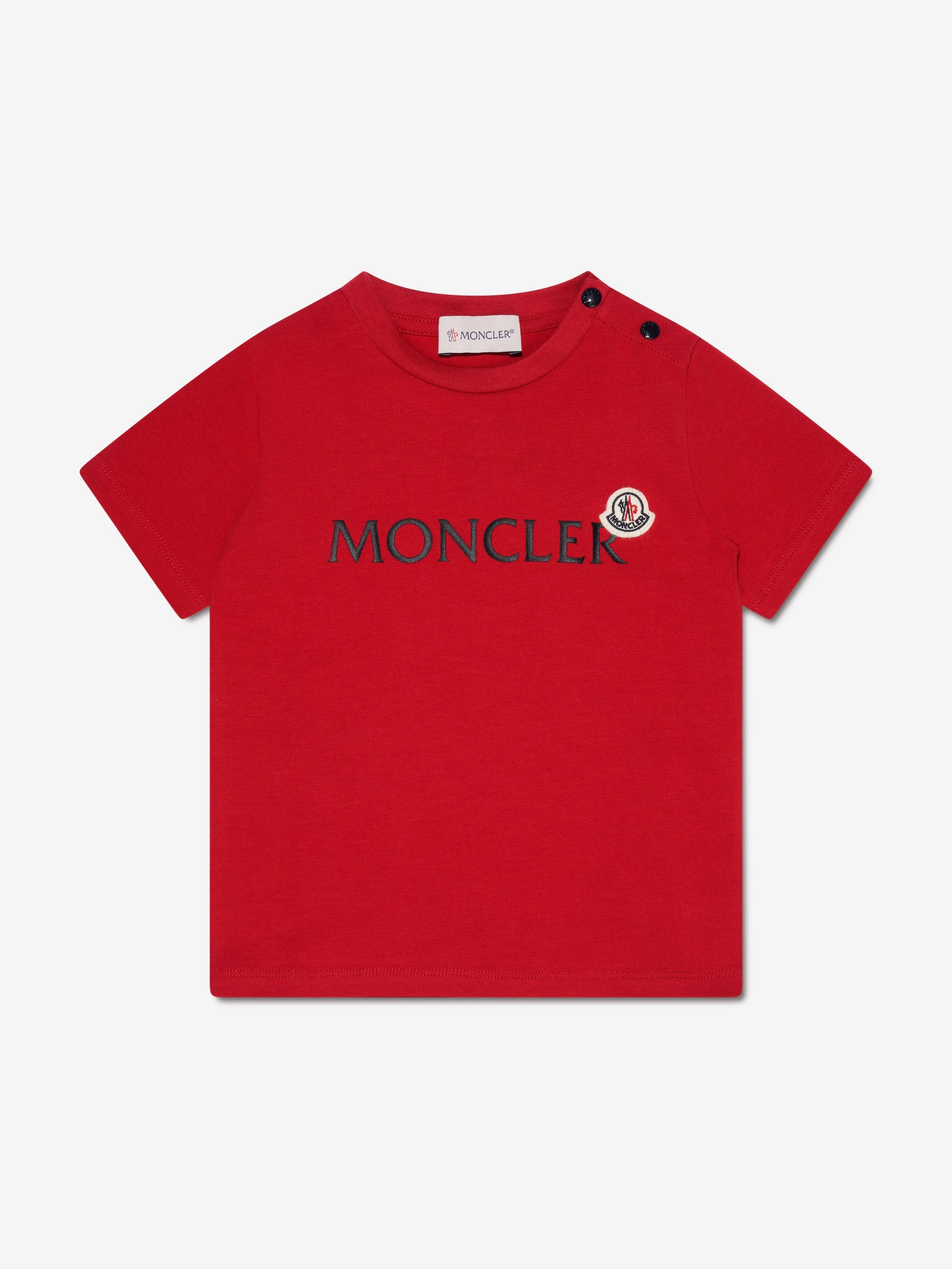 Moncler Enfant Baby Boys T-Shirt And Shorts Set in Red