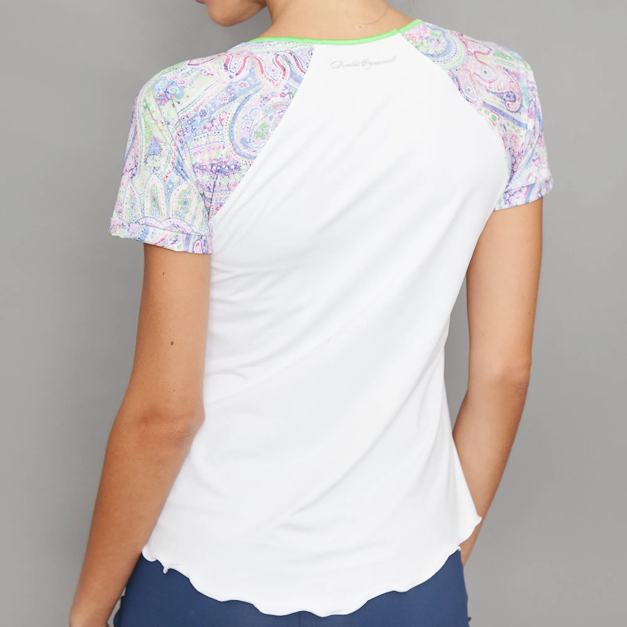 Neo Cap-Sleeve Top (white)