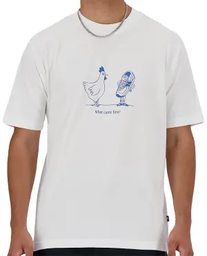 New Balance Mens Relaxed Chicken T Shirt White