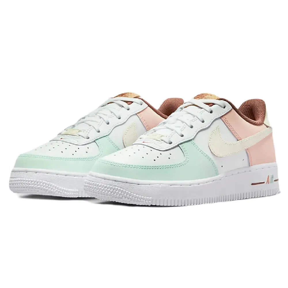 Nike Air Force 1 LV8 sneakers, white/green/yellow