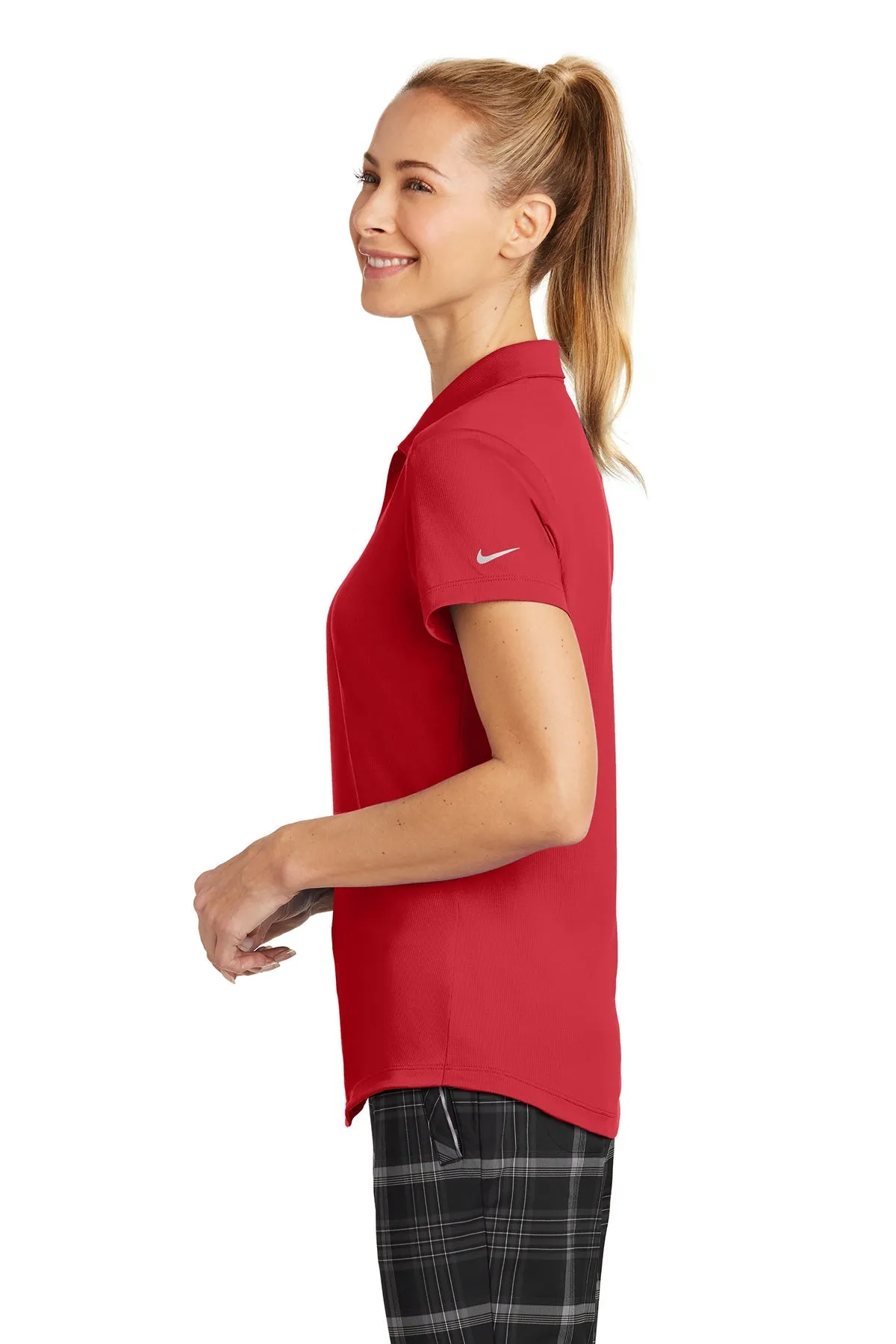 Nike Ladies Dri-FIT Legacy Customized Polos, Gym Red