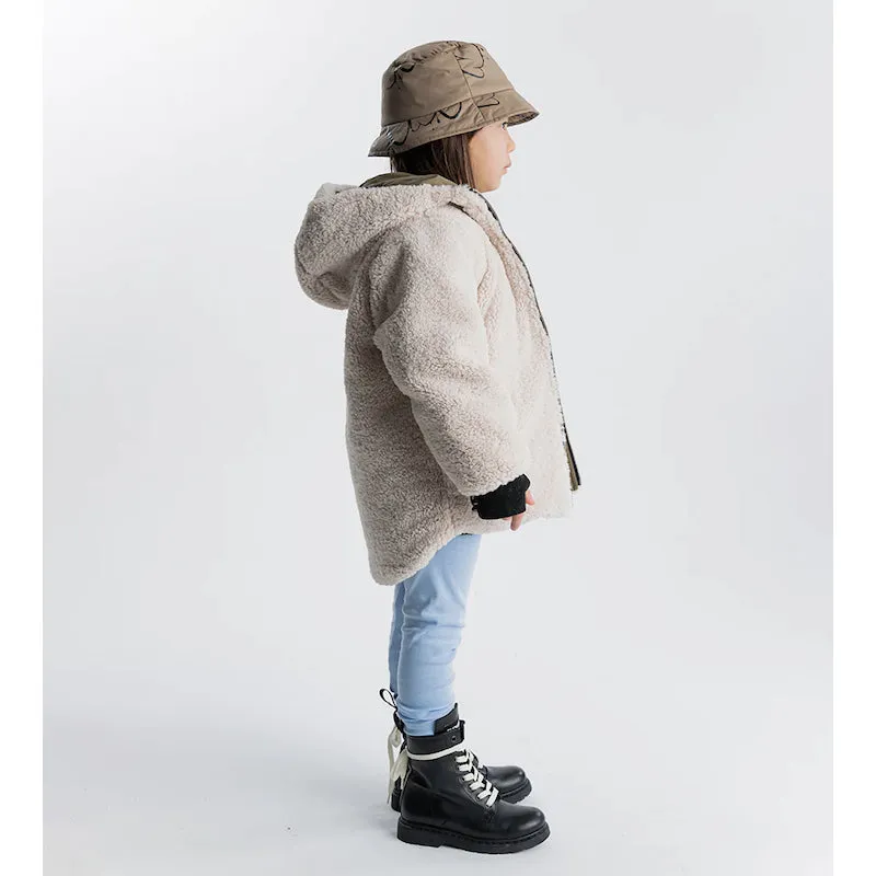 NUNUNU Reversible Sherpa Jacket