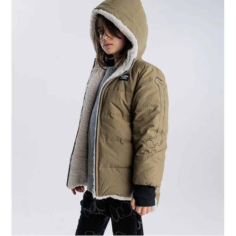 NUNUNU Reversible Sherpa Jacket