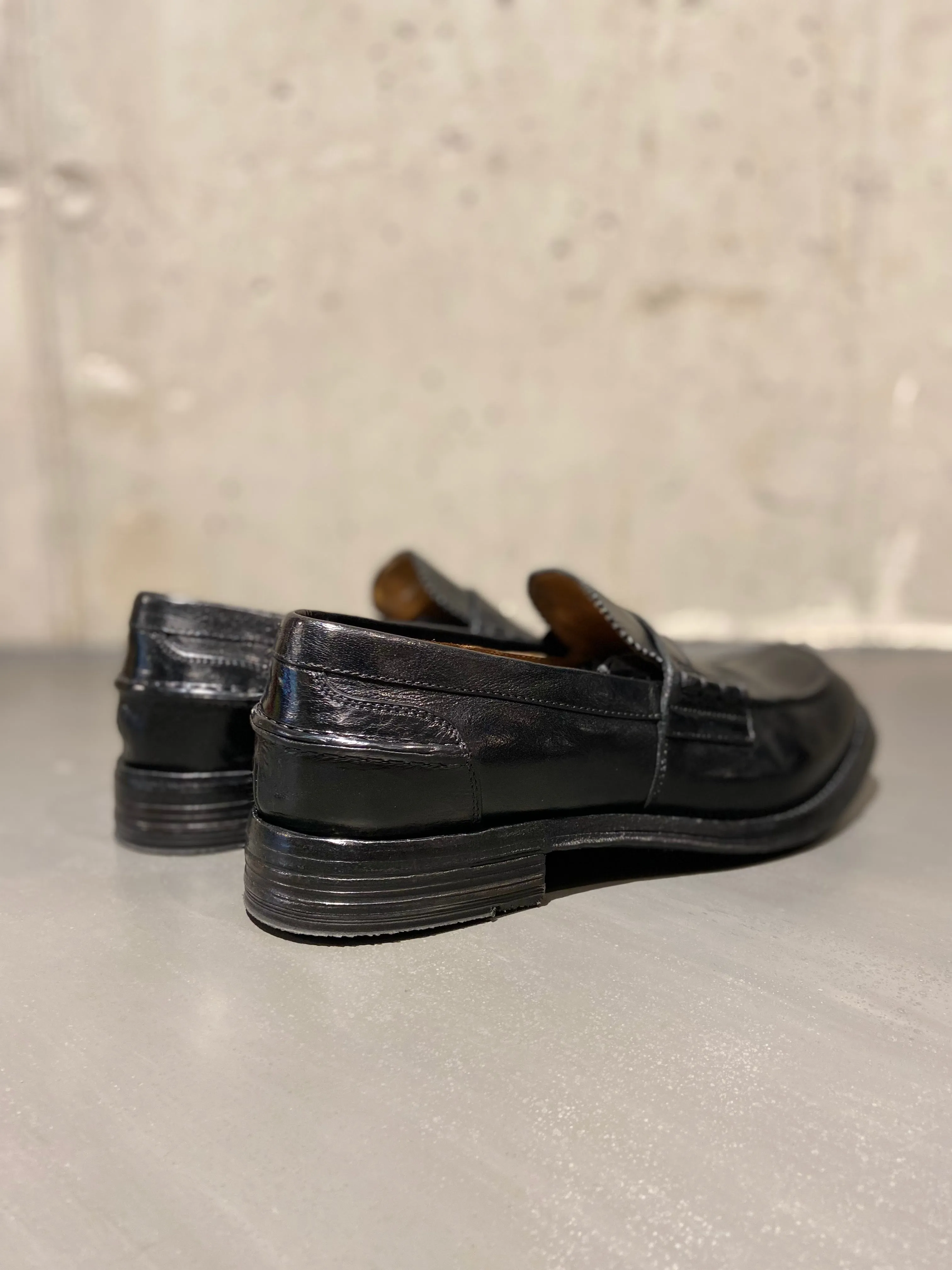 OFFICINE CREATIVE BALANCE/011 PENNY LOAFER BLACK