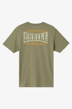 ONeill BULDGE STANDARD FIT TEE - DEEP LICHEN GREEN