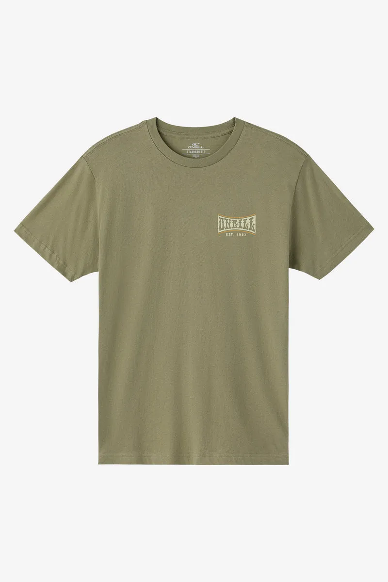 ONeill BULDGE STANDARD FIT TEE - DEEP LICHEN GREEN