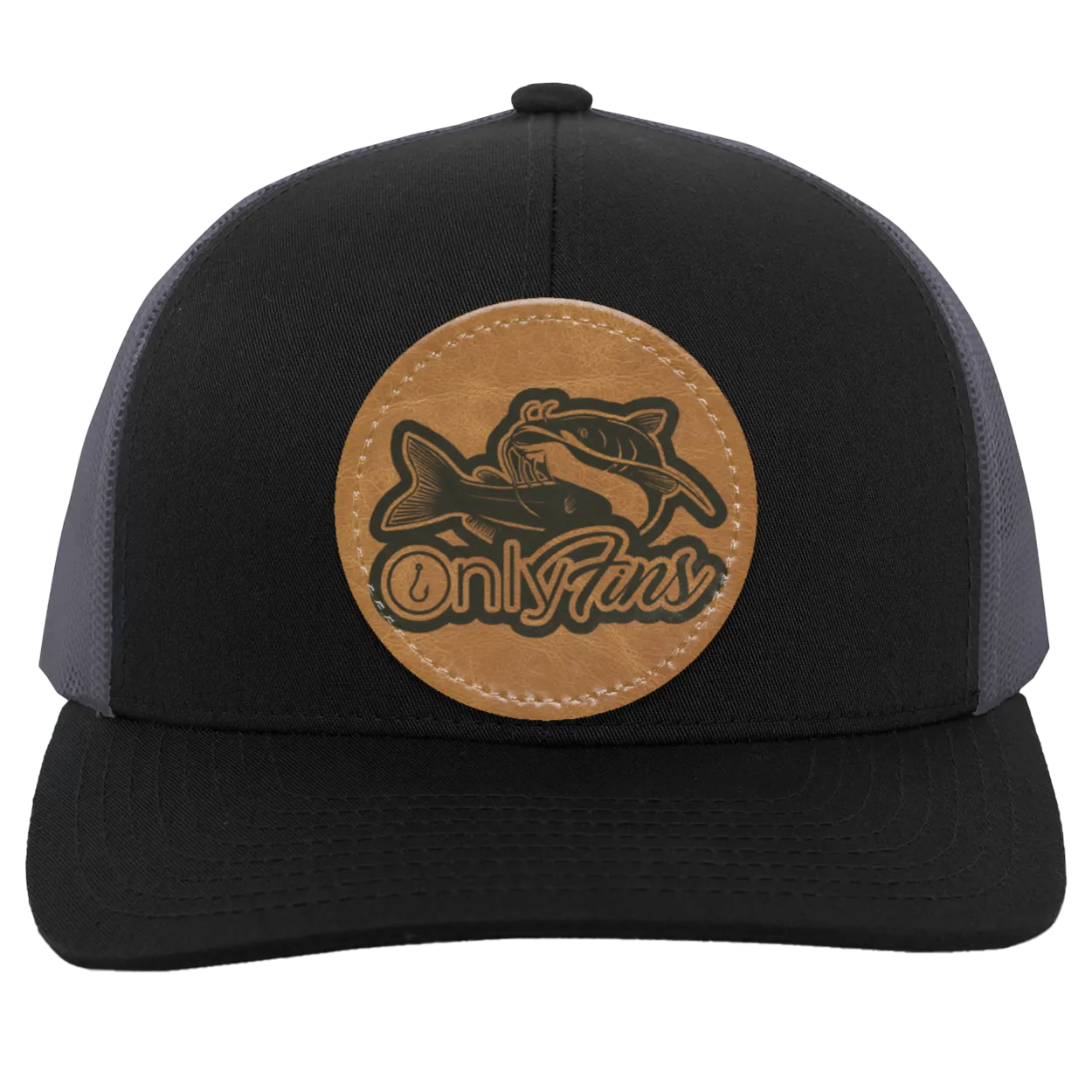 Only Fins Catfish Men's Trucker Snap-Back  Hat