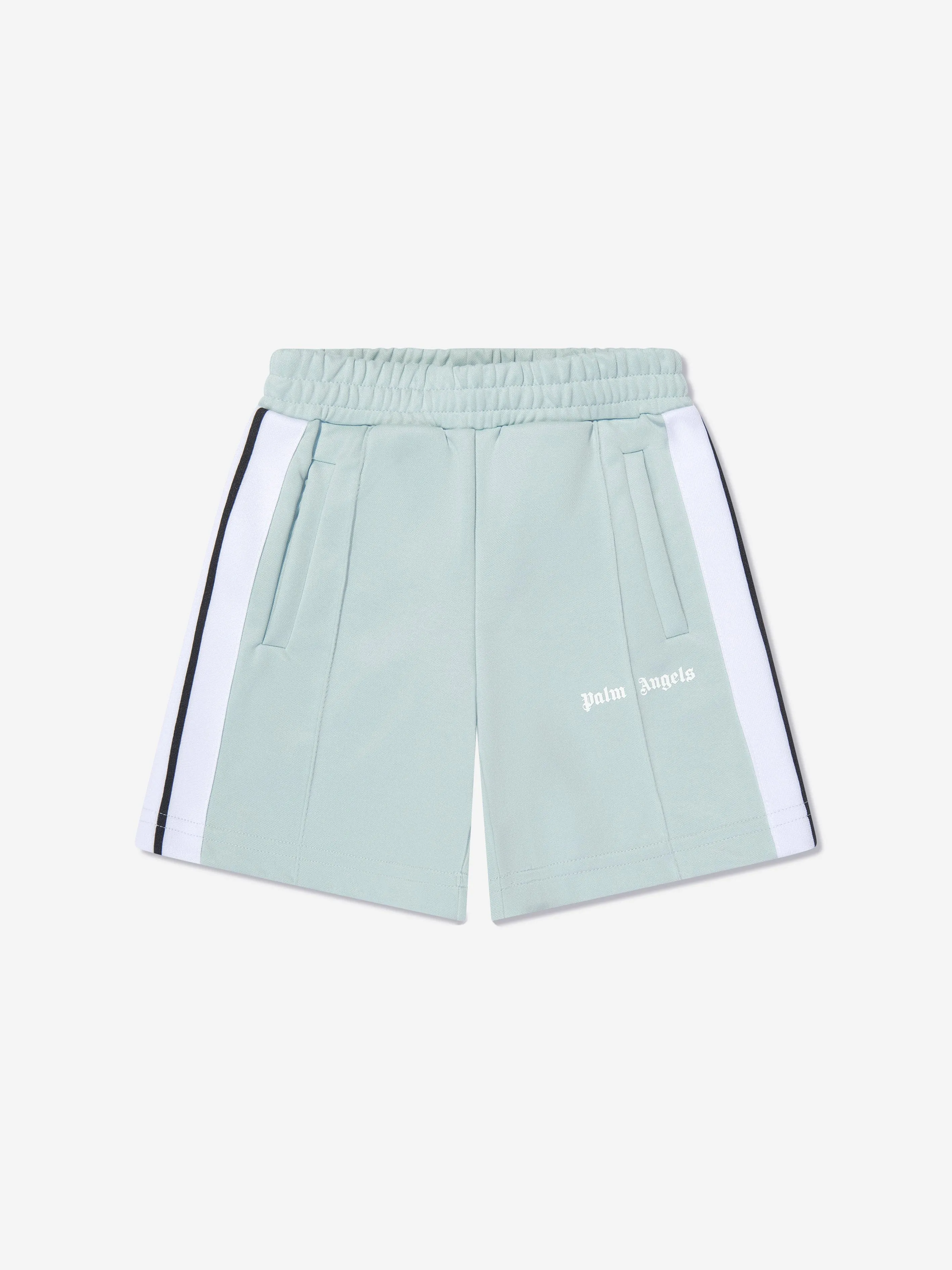 Palm Angels Boys Track Shorts in Blue