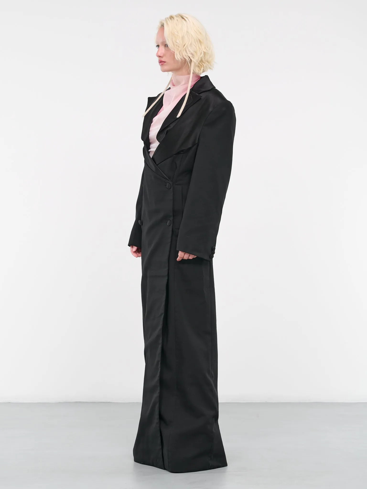 Paneled Trench Coat (LEBOSHI1-BLACK)