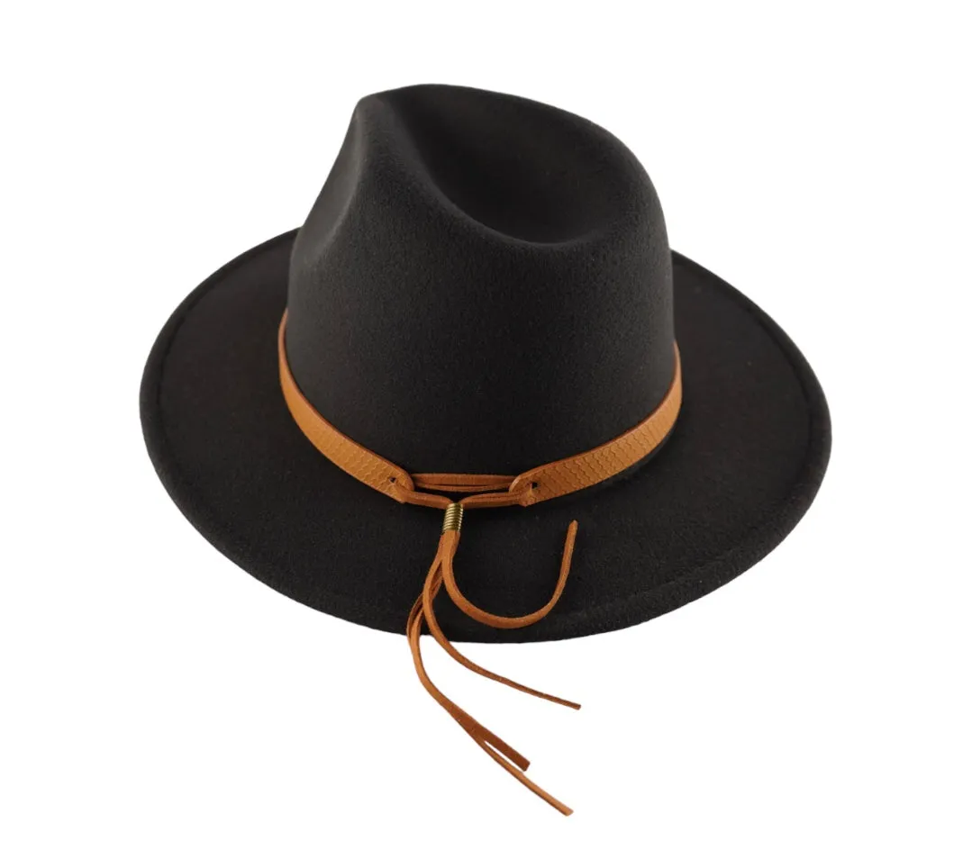 Rivet Fedora - Black