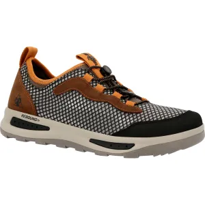 Rocky Mens Nowake Outdoor Black/Burnt Orange Mesh Hiking Shoes