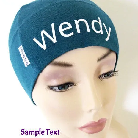 Teal Plain Stylish Hair Loss Hat