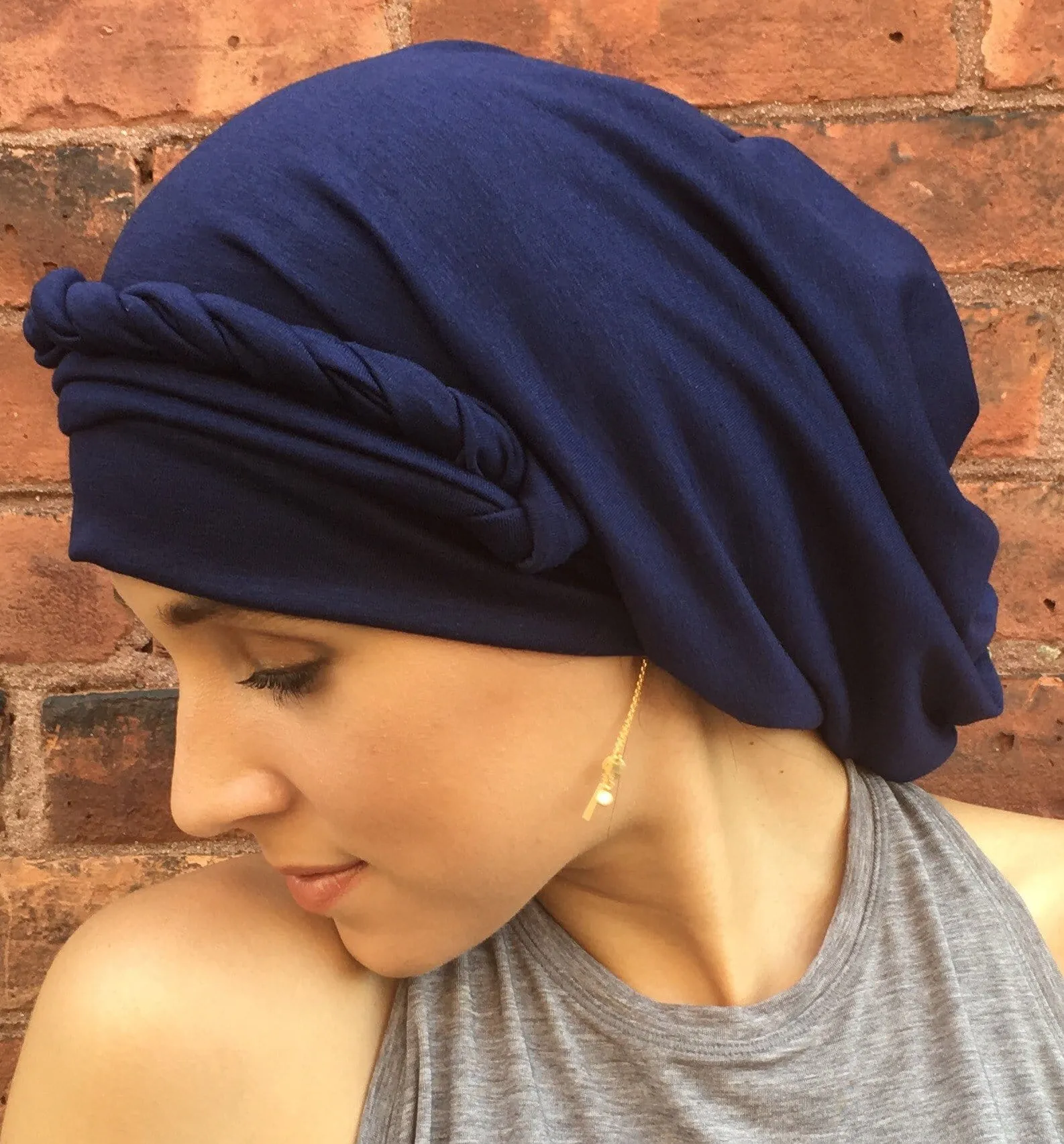 Turban For Woman | Modest Clothing |  Tie Up Hair Wrap Around Snood | Tichel Hijab For Hair Wrapping For Women | Made in USA